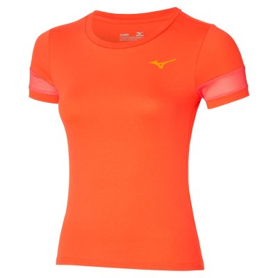 Camisa Mizuno Athletics Tee Mujer Naranjas - Chile M680ELJAPR